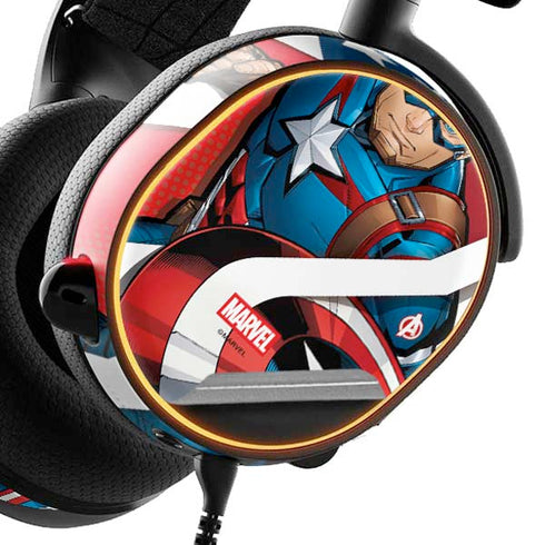 Marvel Captain America Action Pose SteelSeries Arctis 3 Skin